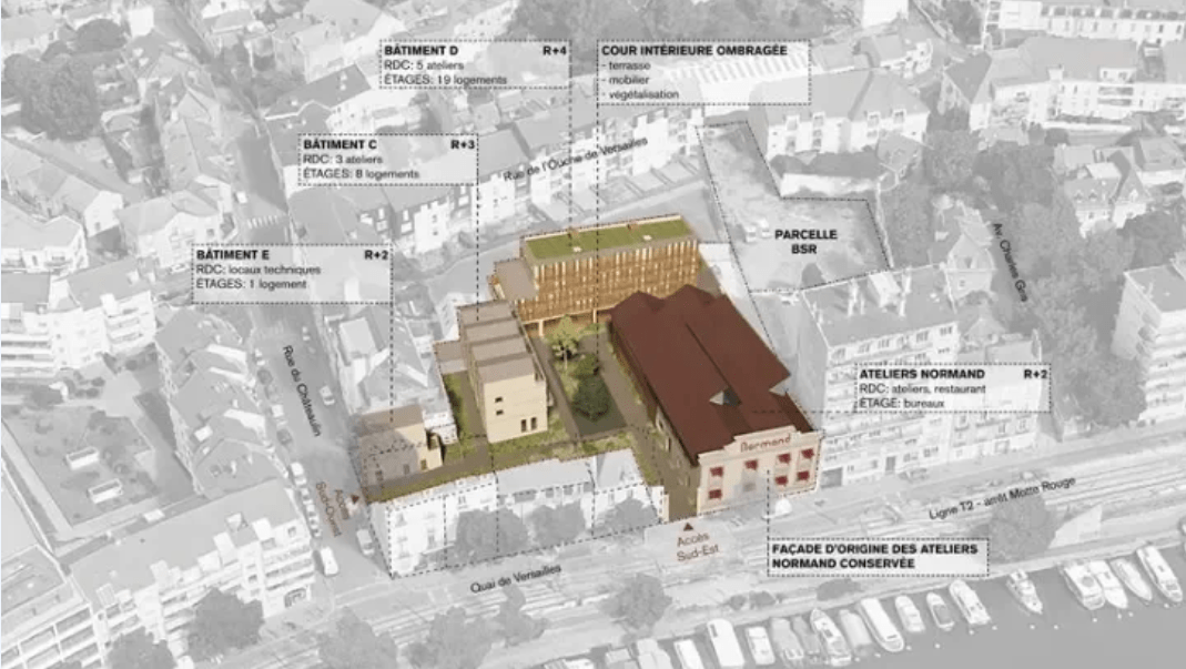 Nantes : les Ateliers Normand, ancien portage foncier de l’EPF Loire-Atlantique, en devenir