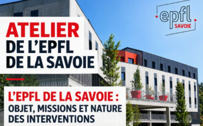 L’EPFL de la Savoie organise un atelier pour faire connaître le rôle et les outils des EPF locaux