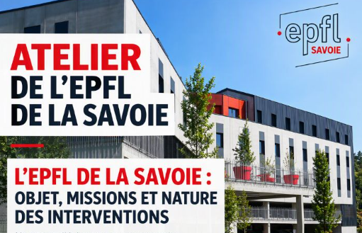 L’EPFL de la Savoie organise un atelier pour faire connaître le rôle et les outils des EPF locaux